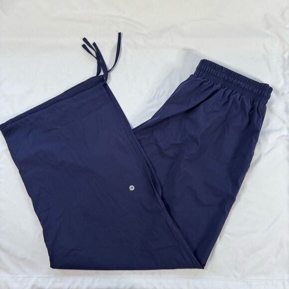 NWT Halara Breezeful Navy High Waist Drawstring Pocket Quick Dry Joggers Size XL - Picture 1 of 11